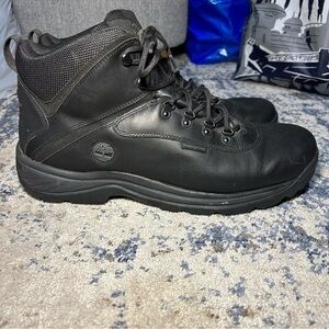 Timberland White Ledge Mid Waterproof Lace-Up Hiking Boots Black Size 15 Wide